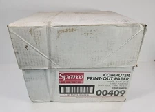 Sparco Continuous Paper - Letter - 9.50" X 11" - 20 Lb - 2300 / Carton - White
