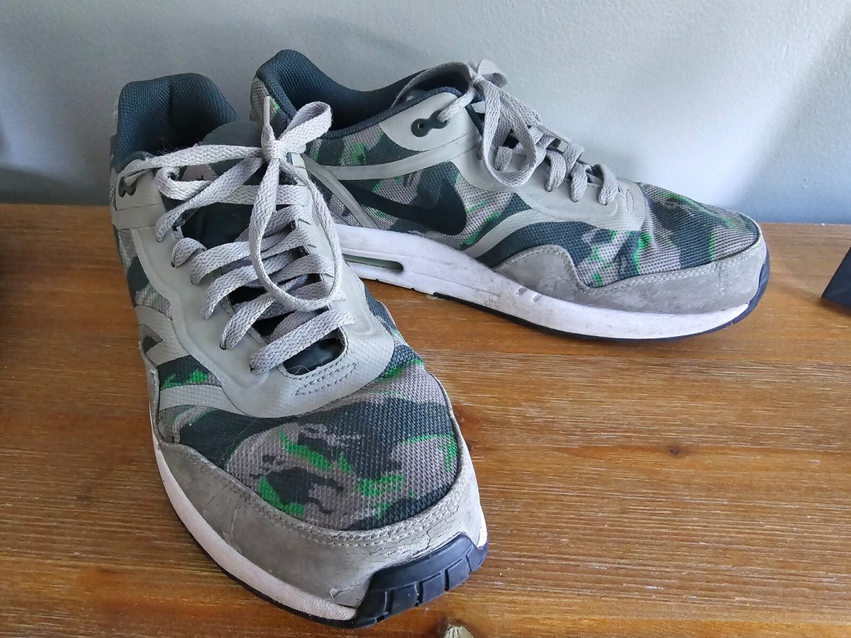 nike air max 1 camo green