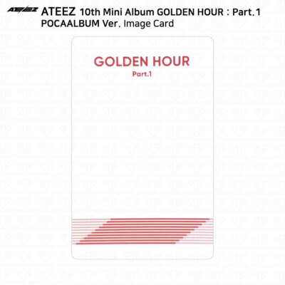 ATEEZ 10th Mini Album Golden Hour Part.1 POCAALBUM Photocard QR