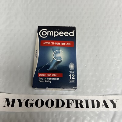COMPEED Blister Heel Cushions Gel 12 ct (1 box )  Exp:06/2025