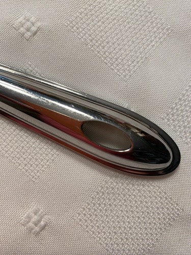 Cuchara ranurada para servir de acero inoxidable T233 totalmente revestida 9,5 pulgadas - apta para lavavajillas - Imagen 8 de 9
