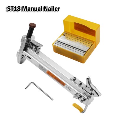 Manual Nailer ST18 Semi-Automatic Straight Nailing Tool Woodworking Decoration