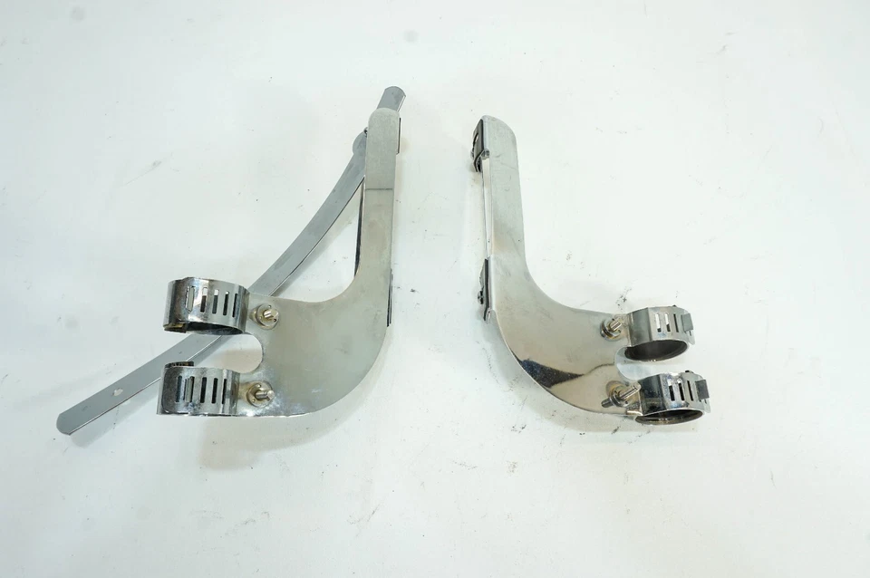 07 Harley Sportster Roadster XL1200R Left & Right Windshield Brackets Kit 1259 - Image 2 of 4