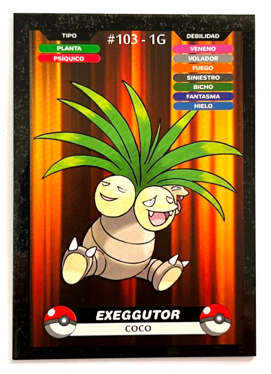 2025 POKEMON KANTO CREALASER TCG Card #103 EXEGGUTOR Peru Edition