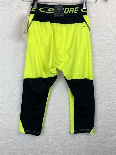 Champion C9 Duo Dry Power Core Compression Boys' Small Neon Athletic Pants New - Picture 7 of 7