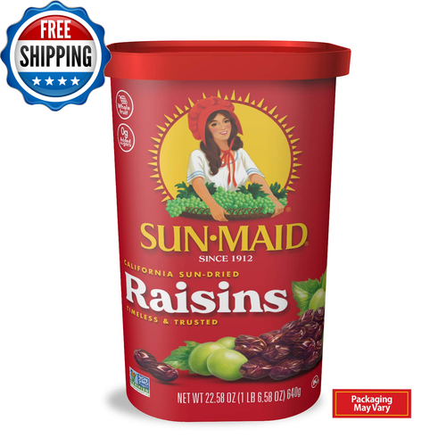 California Sun-Dried Raisins - (6 Pack) 1 Oz Snack-Size Box - Dried Fruit Snack - Picture 13 of 13