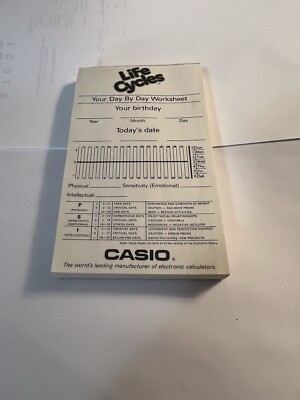 Biorhythms Life Cycles Day by Day Worksheets Daily Tracking by