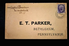 1899 Woodstock Ont. Canada Cover To Bethlehem Penn.