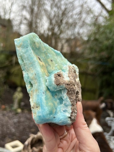 Blue Aragonite Specimen : Hope : Compassion : Empathy AAA+ 744g 6 - Picture 5 of 9