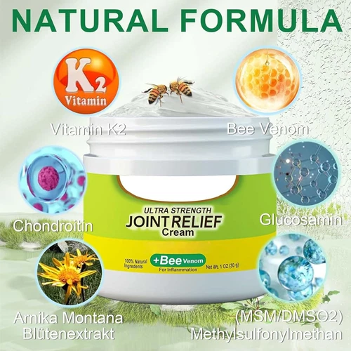 Bee Venom Cream for Arthritis, Bee Venom Joint and Bone Cream Joint Pain Relief  - Picture 6 of 7