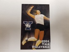 Yale University Bulldogs 2004 W Volleyball Pocket Schedule - New Haven Register