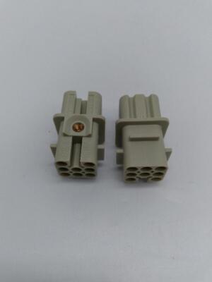 NEW Harting HAN 8UF Rectangular Socket Insert Lot of 2