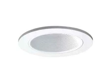 Halo 3003WHWB 3" Trim Adjustable 35 Degree Baffle White Trim with White Baffle