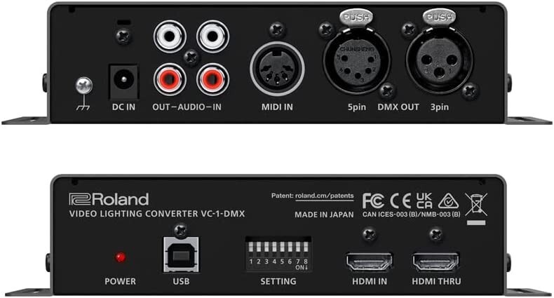 Roland VC-1-DMX VIDEO LIGHTING CONVERTER Brand New in Box