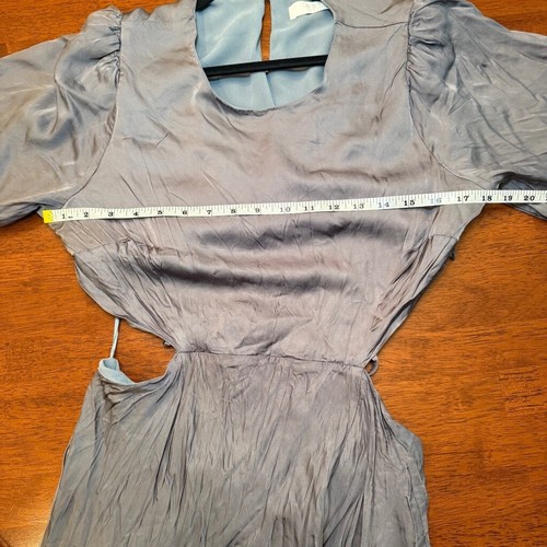 ASTR The Label Quinn Cutout Long Sleeve Dress in Sage Gray Size XL - Picture 9 of 14