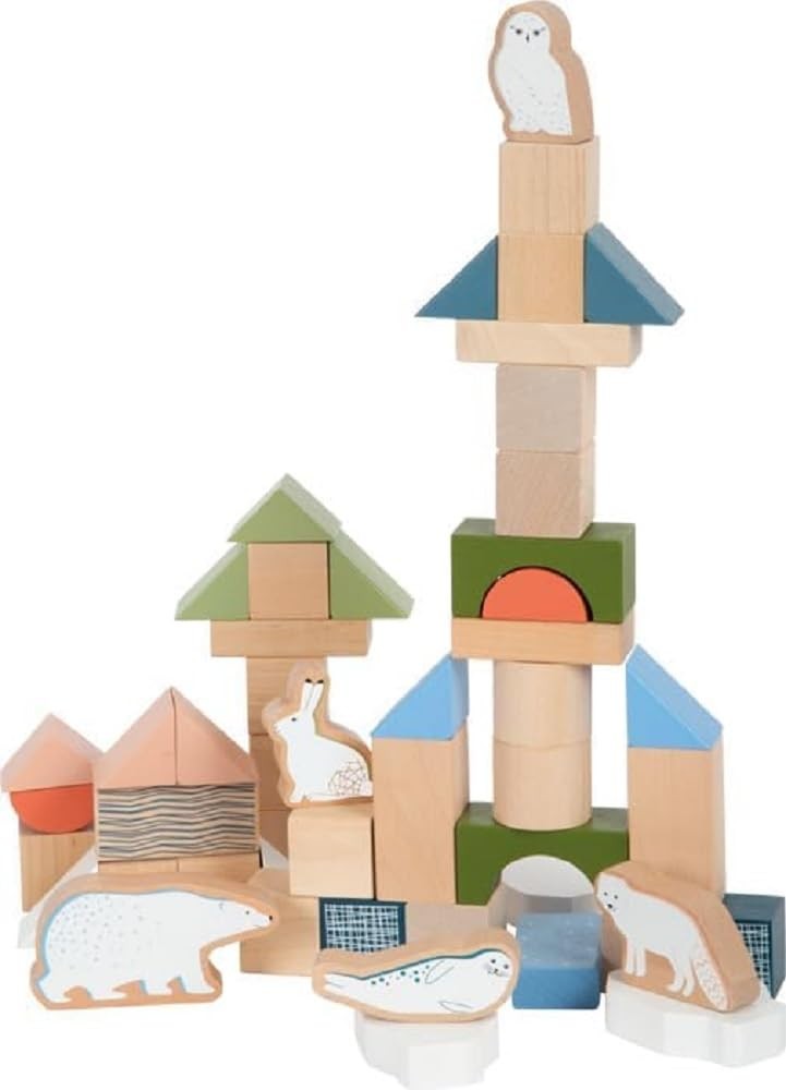 Small foot Wooden Building Arctic made of FSC 100-certified wood 50 blocks f 9190₽