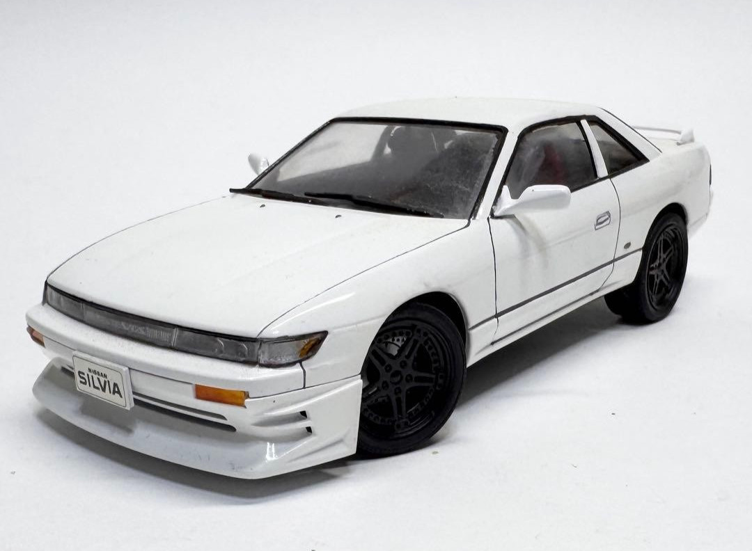 NISSAN S13 240SX Silvia Custom FUJIMI Painted Built 1:24 Car Model Kit
