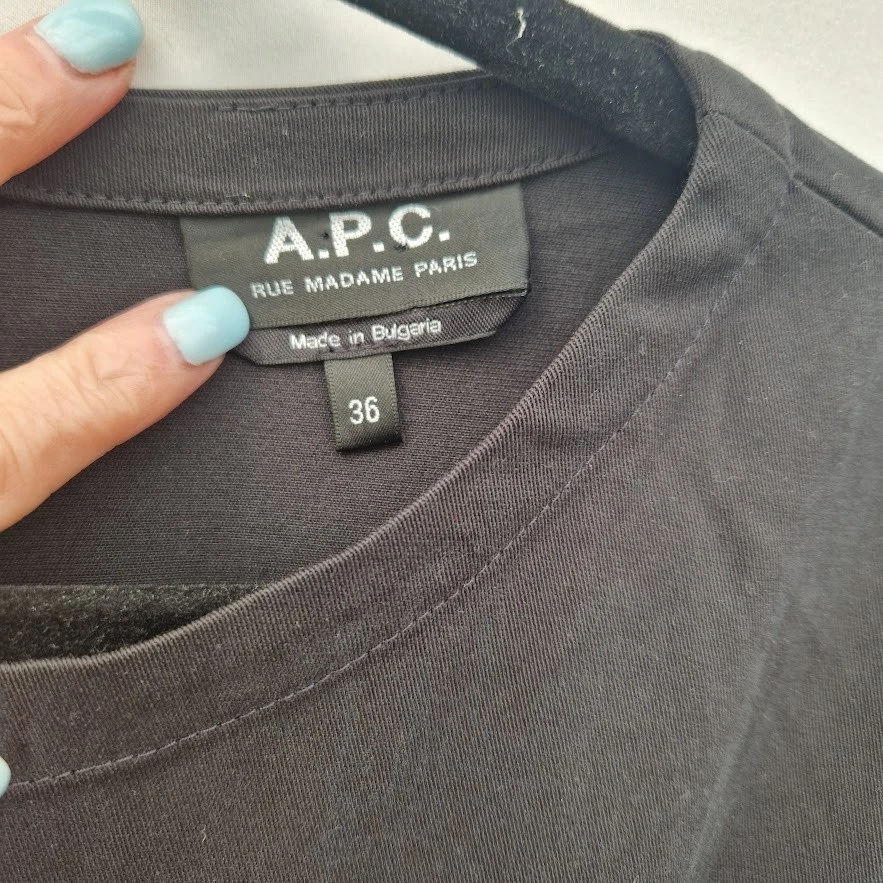 A.P.C. Mono/mono ajustado Lyocell y algodón con cinturón talla FR 36 UK 8-10 Foto 2 de 4