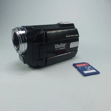 Vivitar DVR-508NHD 5.0MP Compact Digital Video Recorder Black Tested