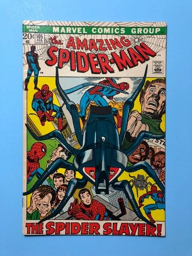THE AMAZING SPIDER-MAN #105 1972  MARVEL COMICS BRONZE AGE FN/VF