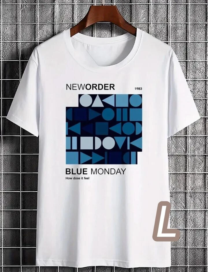 Premium T White Size L NewOrder Quick Dry Dry Material Size Rock T Shirt