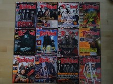 Rock Hard Magazine, Jahrgang 2005 komplett mi...