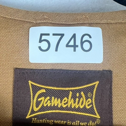Gamehide Vest Mens L Canvas Switchgrass Upland Bird Hunting Style 39Z Nwt - Picture 12 of 12