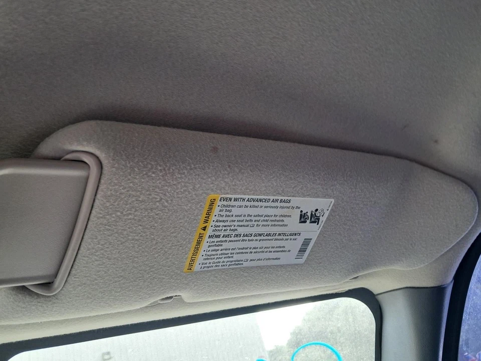 Passenger Sun Visor Classic Style Fits 03-07 SIERRA 1500 PICKUP 4766684 - Imagem 2 de 4