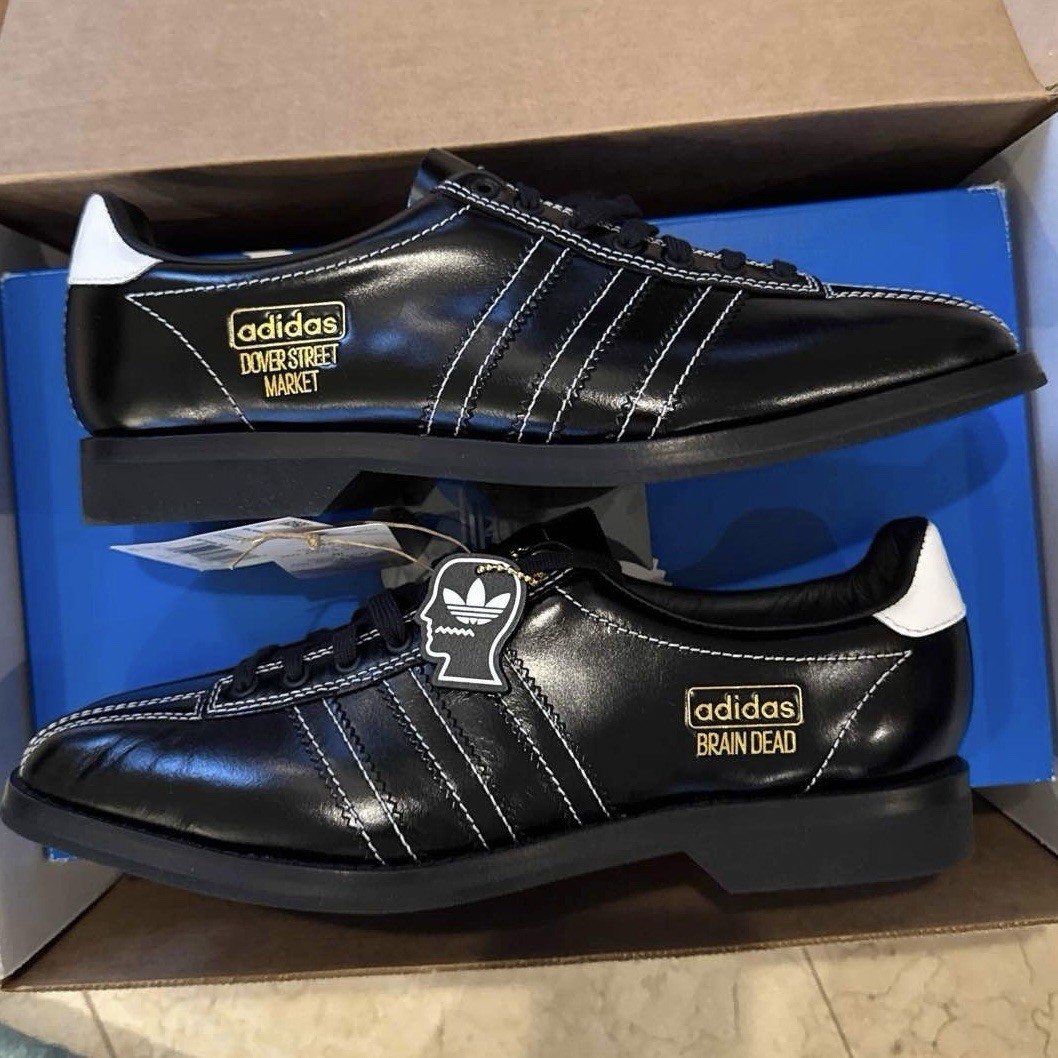 シューズ Adidas Bowling Brain Dead Dsm Black 26.5 adidas Bowling Shoe Brain Dead Black Men's - Sneakers - US