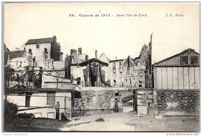 60 CREIL - a corner of the island in ruins