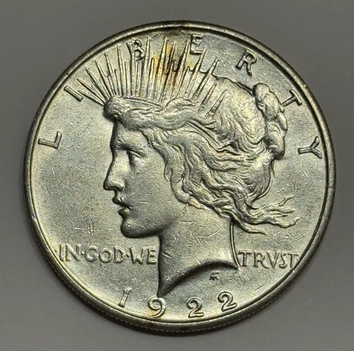 1922 S Peace Silver Dollar (90% Silver) ~ BU