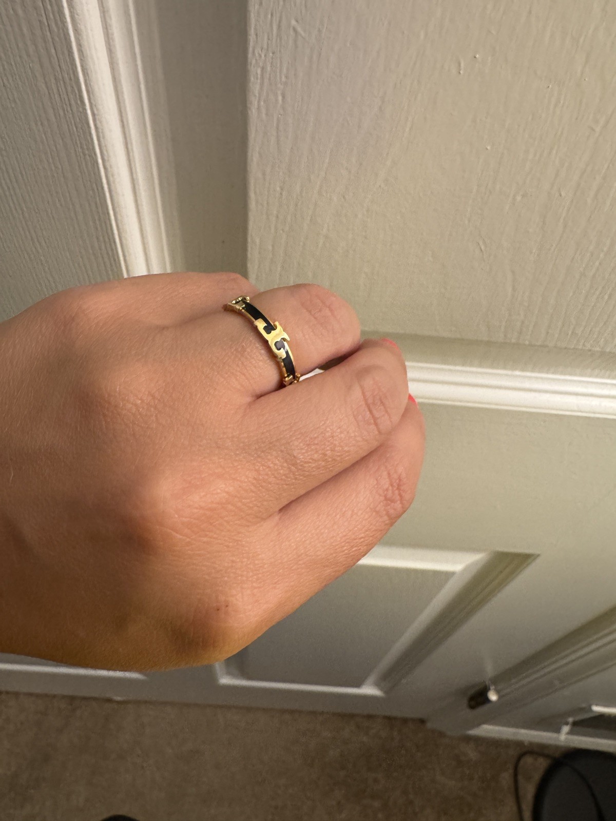 Tory Burch Kira Stackable Enamel Ring - image 4