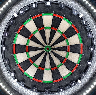 Horizontal Dart Zahlenring Nummern Winmau Unicorn Mission Target Bulls Steel