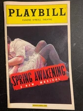 Spring Awakening Broadway Playbill- September 2007- Lea Michele, Jonathan Groff