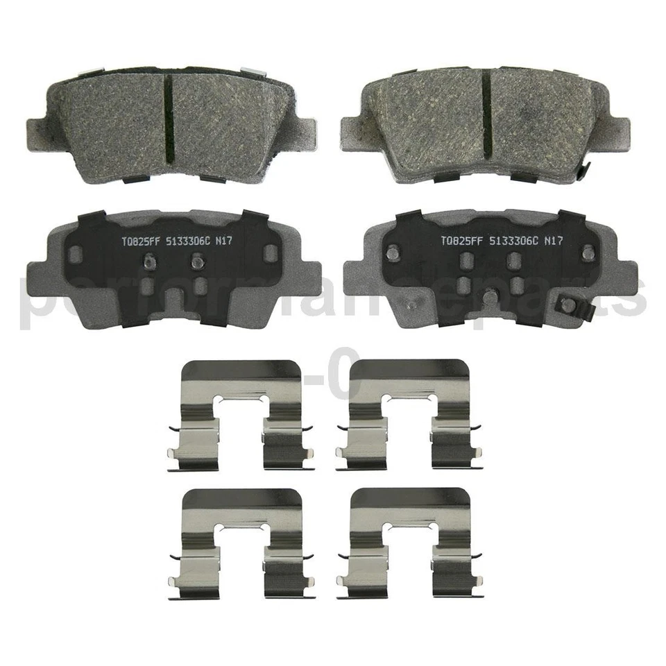 Rear Disc Brake Pad Set Disc Brake Rotor for Hyundai Sonata 2016-2019 - Image 2 of 4
