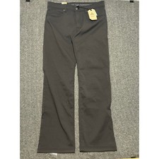Prana brion pants mens brown hiking outdoors lightweight fit 36X32 new