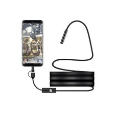 Endoscope Inspection Camera Flexible Rigid Snake Inspection Camera 8 LED Lights