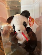 Fortune Ty Beanie Baby With Clear Hard Plastic Case For Storage