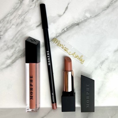 Morphe Lip Kit 3pc Set - Choose Shade - Lipstick Gloss Liner, Rare Shades, New