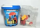 LYRA VTG 80s PLAYMOBIL BUCKET #2107 FIGURE SET UNUSED GREEK VARIANT GREECE