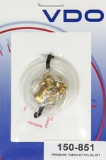 Vdo Gauge Tubing - 6 Ft - 18 In Od - Brass Fittings - Plastic - Kit 150-851 Vdo Gauge Tubing - 6 Ft - 18 In Od - Brass Fittings - Plastic - Kit 150-851