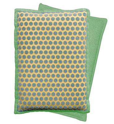 2 Count Libman 00336 Power Scrub Dots Kitchen & Bath Sponge Cleaner Tool