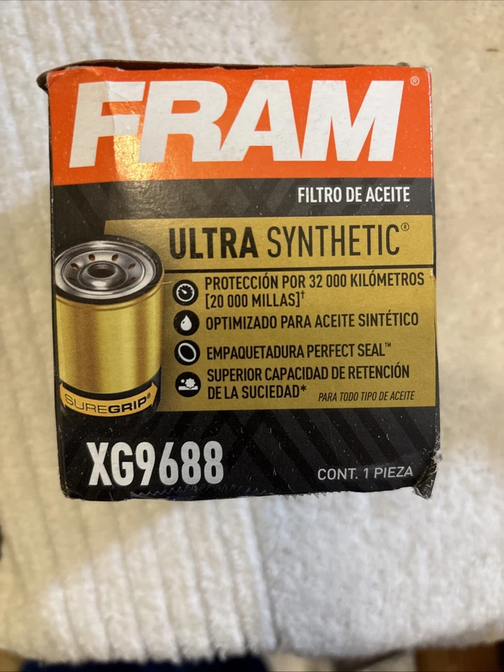 Filtro de aceite ultra sintético Fram XG9688 Foto 3 de 4