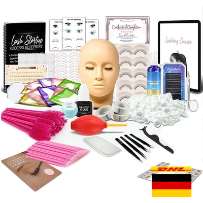 Wimpernverlängerung set, TwoWin Professionelles Eyelash Extension Kit, Komple...