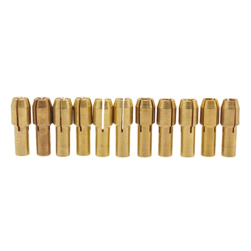 11PCS Per Set 0.5-3.2mm Size Electric Grinder Cross Drill Chuck Brass Chuck - Picture 7 of 11