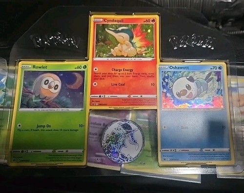 Pokemon Black Star Promos Rowley,Cyndaquil,Oshawott SWSH220,221,222 Coin