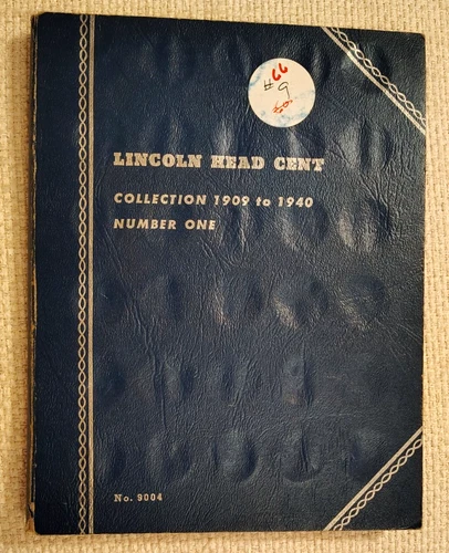 Partial Lincoln Wheat Penny Collection 1909 - 1940  Whitman Album 66 COINS ~ #9