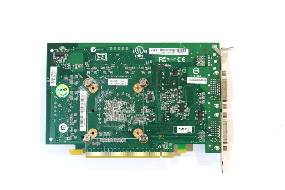 PNY NVIDIA Quadro FX570 256MB DDR2 PCIe x16 Graphics Card P/N: VCQFX570-PCIE - Image 4 of 4