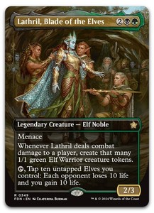 Lathril, Blade of the Elves (Borderless) [Foundations] #349