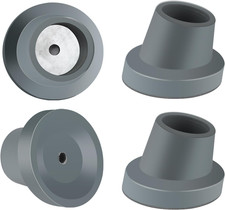 4 Pack Replacement Feet for Shower Chair Bath Seat  1-1/8"Slope Rubber Tips Non